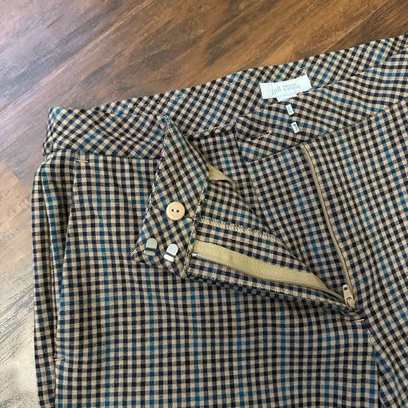 J. JILL Premium Bi-Stretch Gingham Plaid Trouser Dress Pants Multicolor - Picture 3 of 11